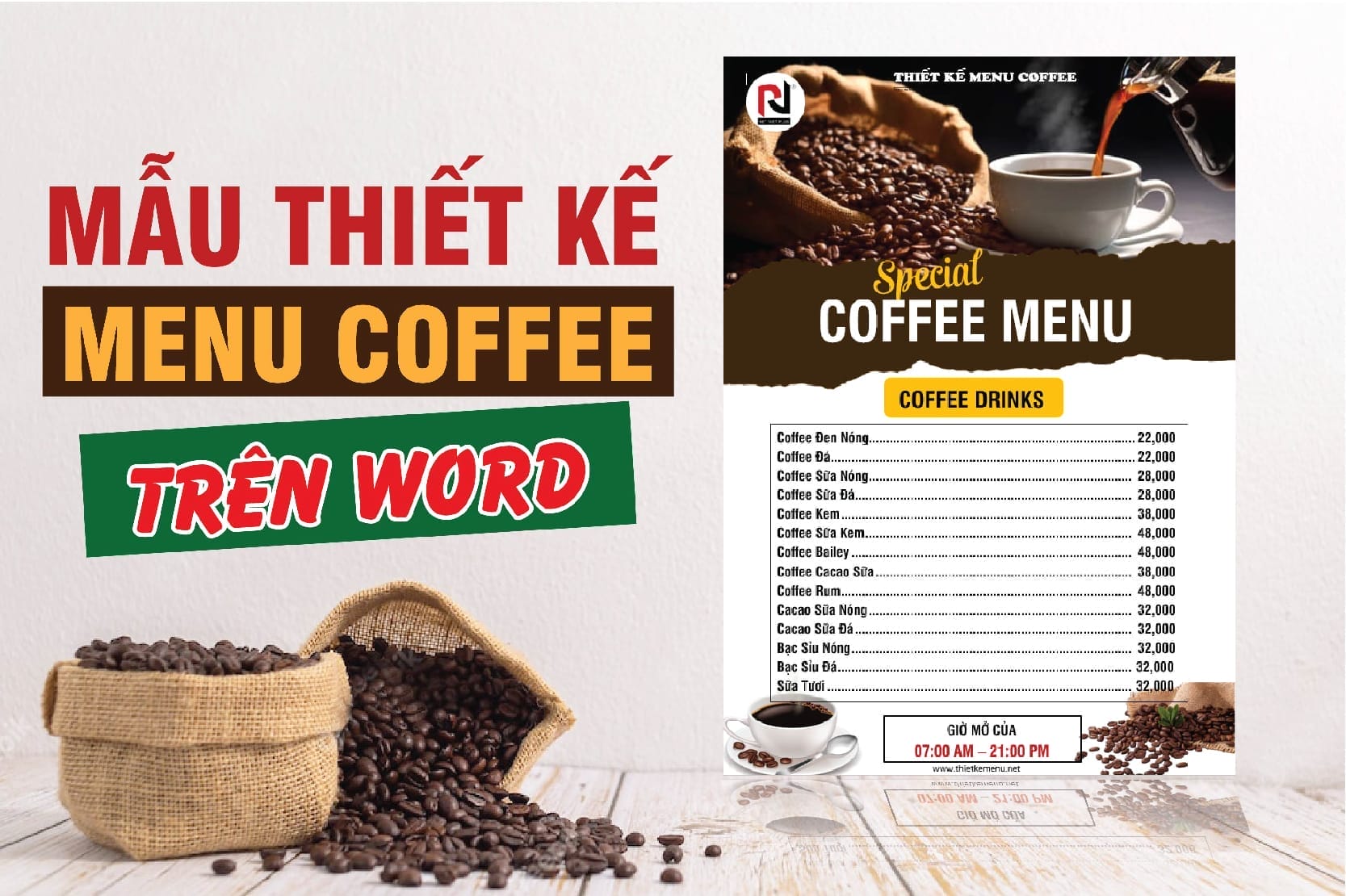 Cách thiết kế menu đẹp bằng word đơn giản, ấn tượng và chuyên nghiệp
