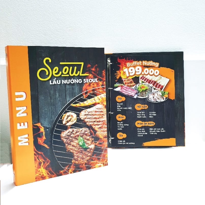 Màu sắc cụng là một trong yếu tố quan trọng trong thiết kế menu đẹp