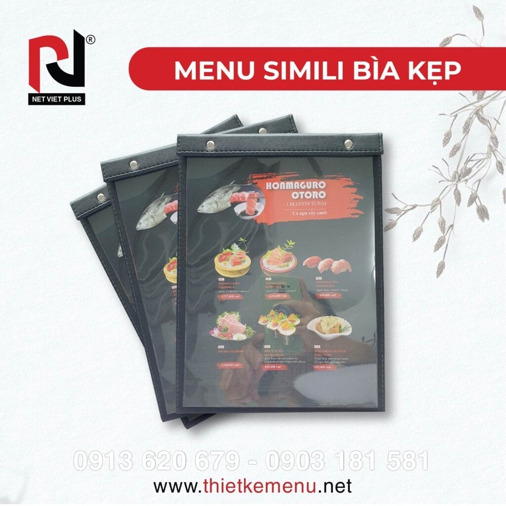 Nét Việt Plus cam kết đưa đến hàng hàng dịch vụ thiết kế menu nhà hàng chất lượng nhất