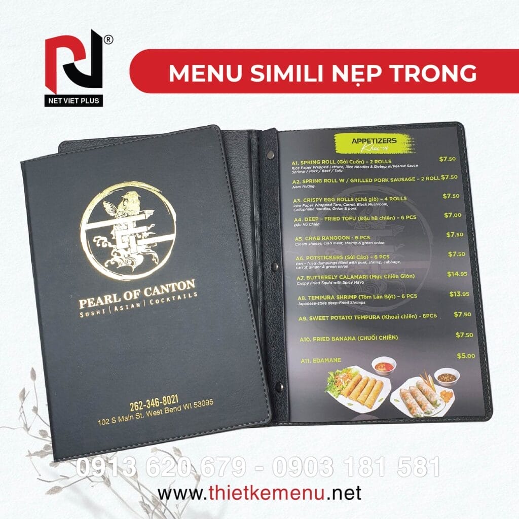 Menu simili nẹp trong