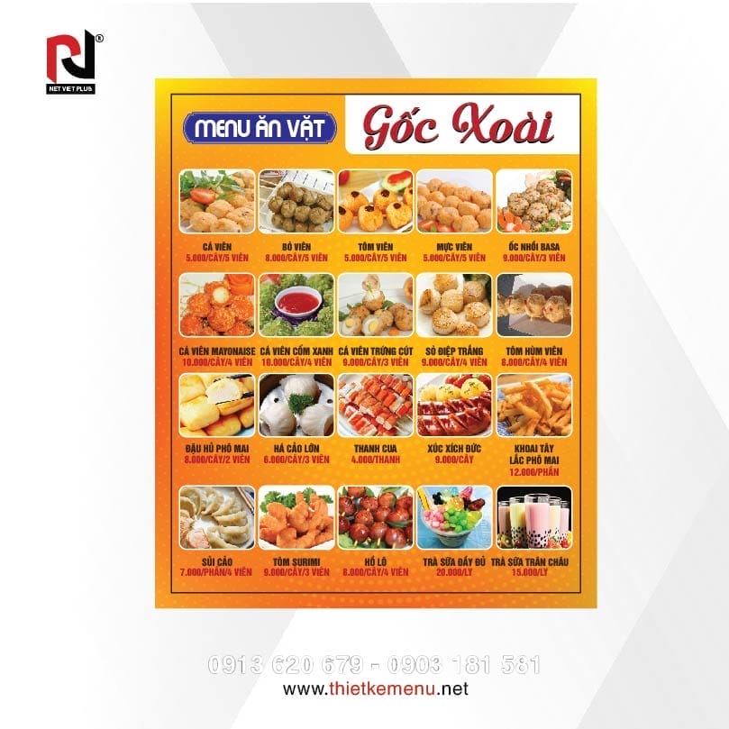 Mẫu thiết kế menu quán ăn độc đáo là công cụ marketing hiệu quả