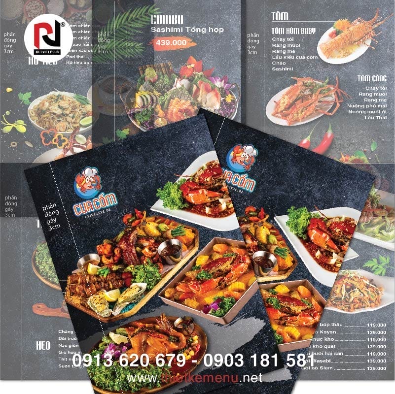 TƯ VẤN THIẾT KẾ MENU PHÙ HỢP PHONG CÁCH NHÀ HÀNG 3 Thiết kế mẫu menu nhà hàng sáng tạo