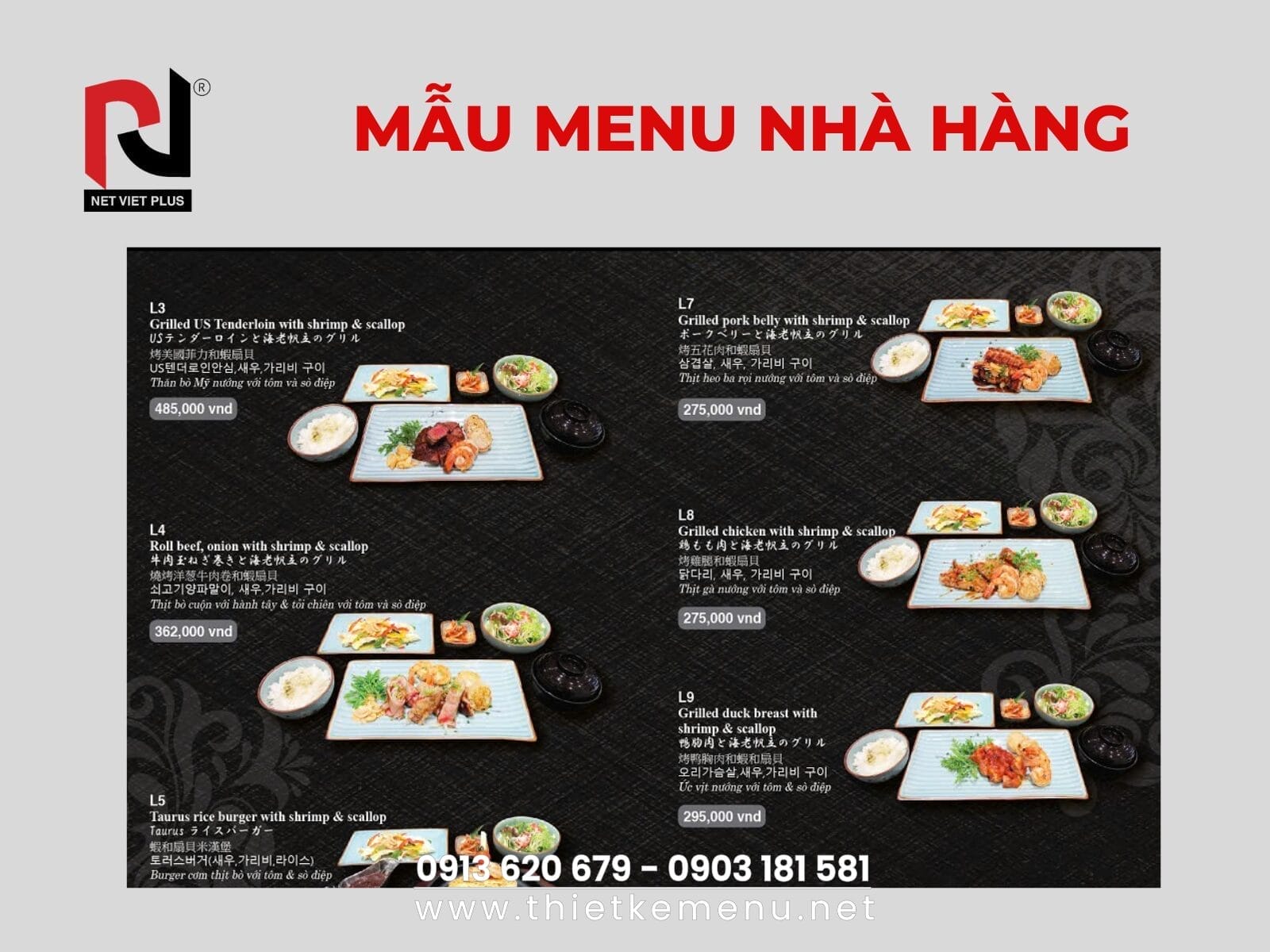 3 CÂU CHUYỆN THÀNH CÔNG CỦA KHÁCH HÀNG VỚI DỊCH VỤ IN MENU NÉT VIỆT PLUS 2 Dịch vụ in menu do Nét Việt Plus cung cấp