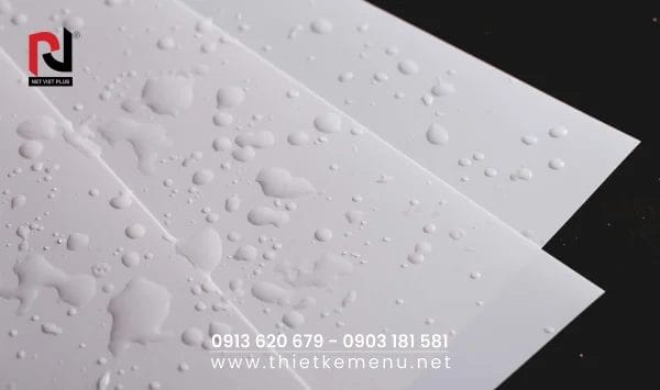 Chất liệu in menu cũng đóng vai trò quan trọng trong thiết kế menu đẹp