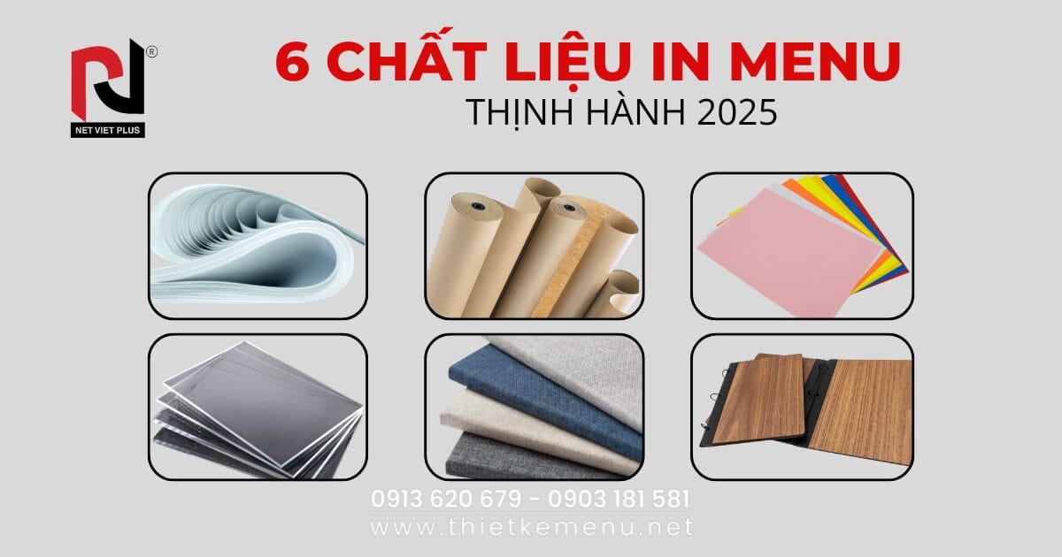 Chất liệu in menu