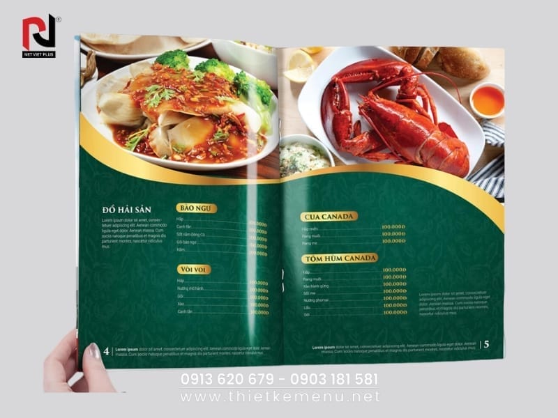 15 BÍ QUYẾT LÀM MENU NHỰA BỀN ĐẸP 4 Quy trình làm menu nhựa tại Nét Việt Plus