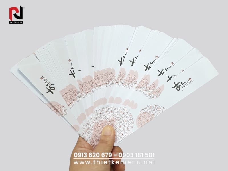 In bao đũa giấy: Nâng tầm đẳng cấp cho nhà hàng.