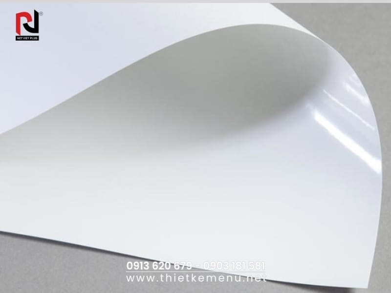 Chất liệu In Menu Giấy Couche