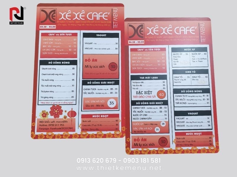 LÀM MENU NHỰA THEO YÊU CẦU - TẠO DẤN ẤN CHO NGÀNH F&B 2 Làm Menu Nhựa - Bền bỉ, tiện lợi, tiết kiệm chi phí