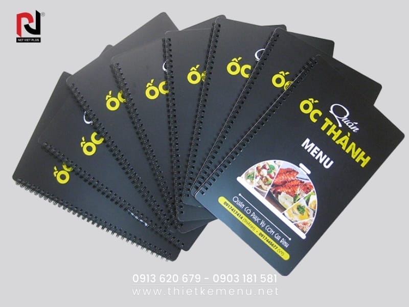 Làm Menu Quán Nhậu Đẹp - Giúp quán có doanh thu tốt