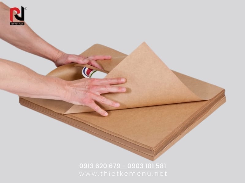 Chất liệu In Menu Giấy Kraft