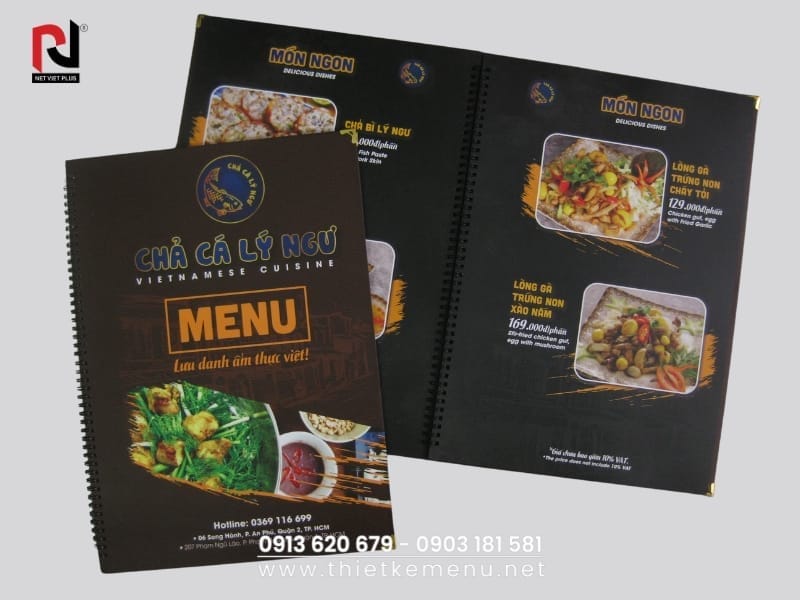 Làm Menu Nhà Hàng Việt - Bí quyết chinh phục thực khách. 