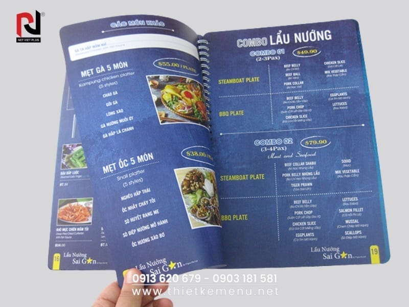Làm Menu Quán Nhậu - Đa dạng món ngon, thực khách nhiều sự lựa chọn.