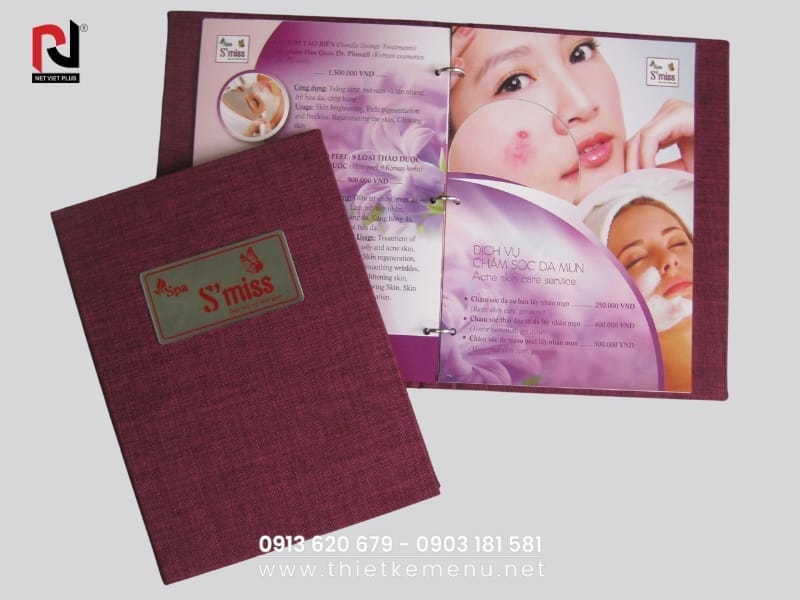 In Menu Vải tại Nét Việt Plus – Đối tác đáng tin cậy cho thương hiệu của bạn!