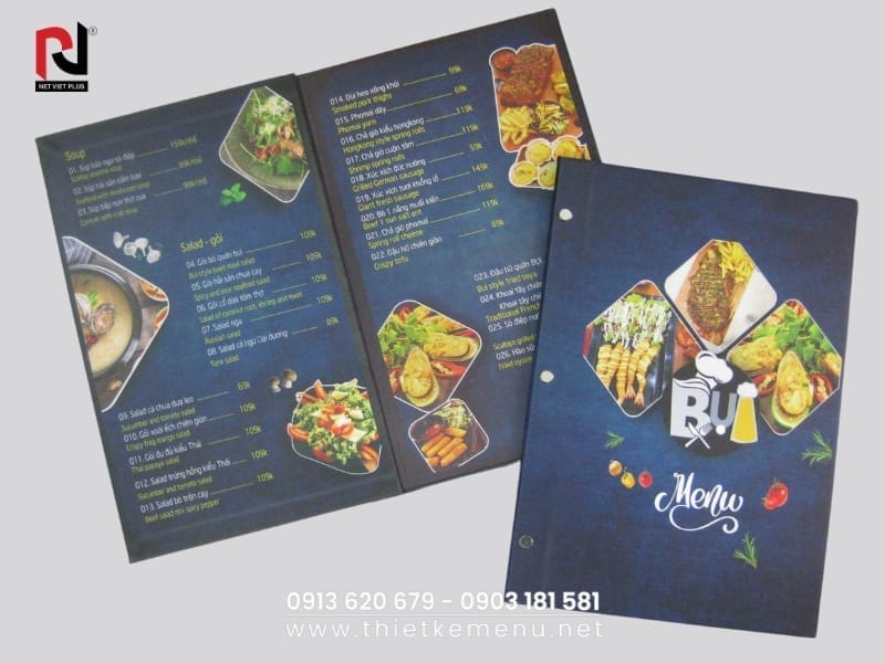 CÁCH LÀM MENU QUÁN BIA HÚT KHÁCH VÀ TĂNG LỢI NHUẬN 4 Menu Quán Bia Đẹp – Giao diện tốt, cảm nhận khách hàng tốt hơn!