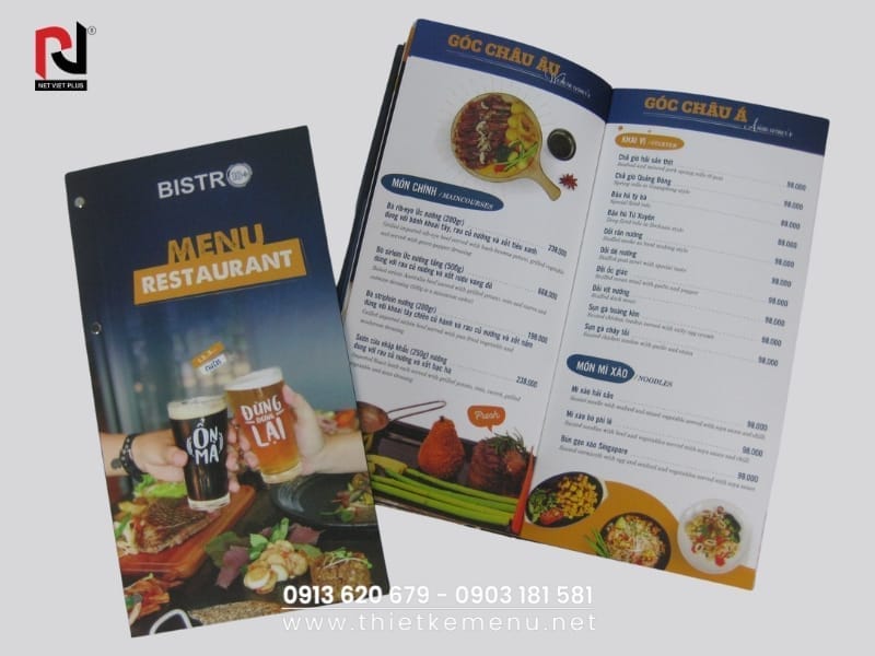CÁCH LÀM MENU QUÁN BIA HÚT KHÁCH VÀ TĂNG LỢI NHUẬN 2 Làm Menu Quán Bia đẹp mắt – chìa khóa giữ chân khách hàng!