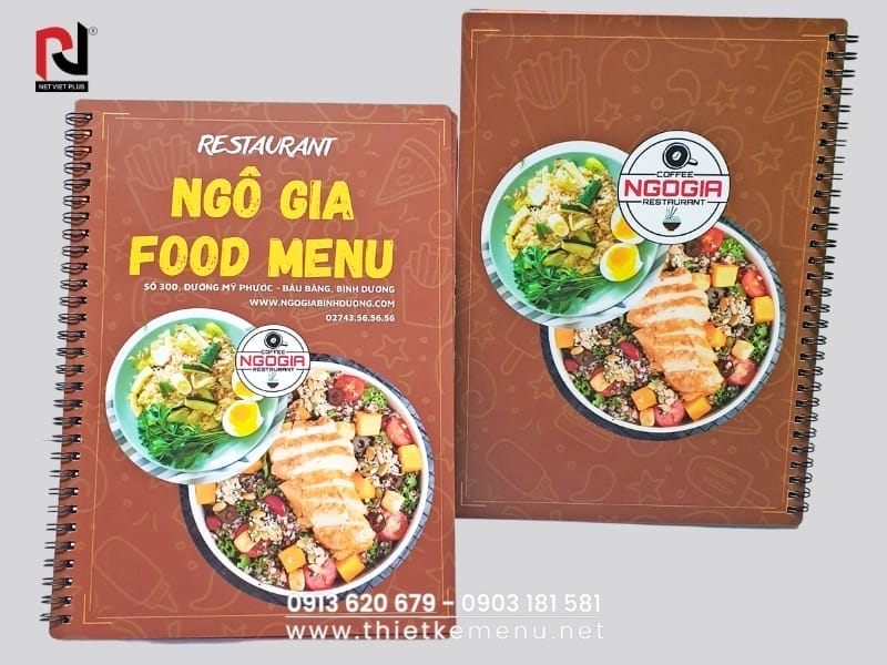 Nâng cấp quán ngay hôm nay với mẫu menu nhựa cao cấp