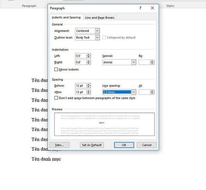 BÍ QUYẾT LÀM MENU BẰNG WORD - NHANH, DỄ DÀNG, THU HÚT 7 6 2