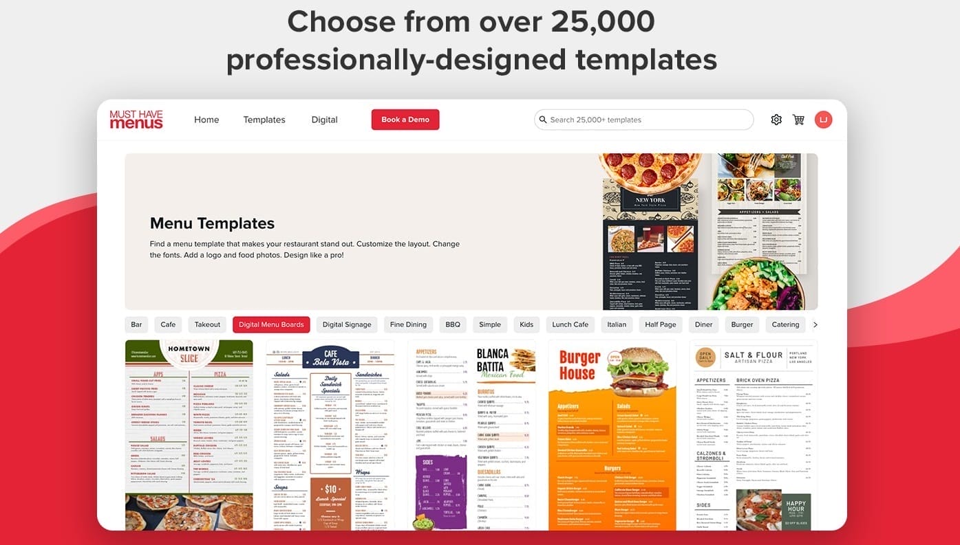 MustHaveMenus là phần mềm thiết kế menu chuyên biệt