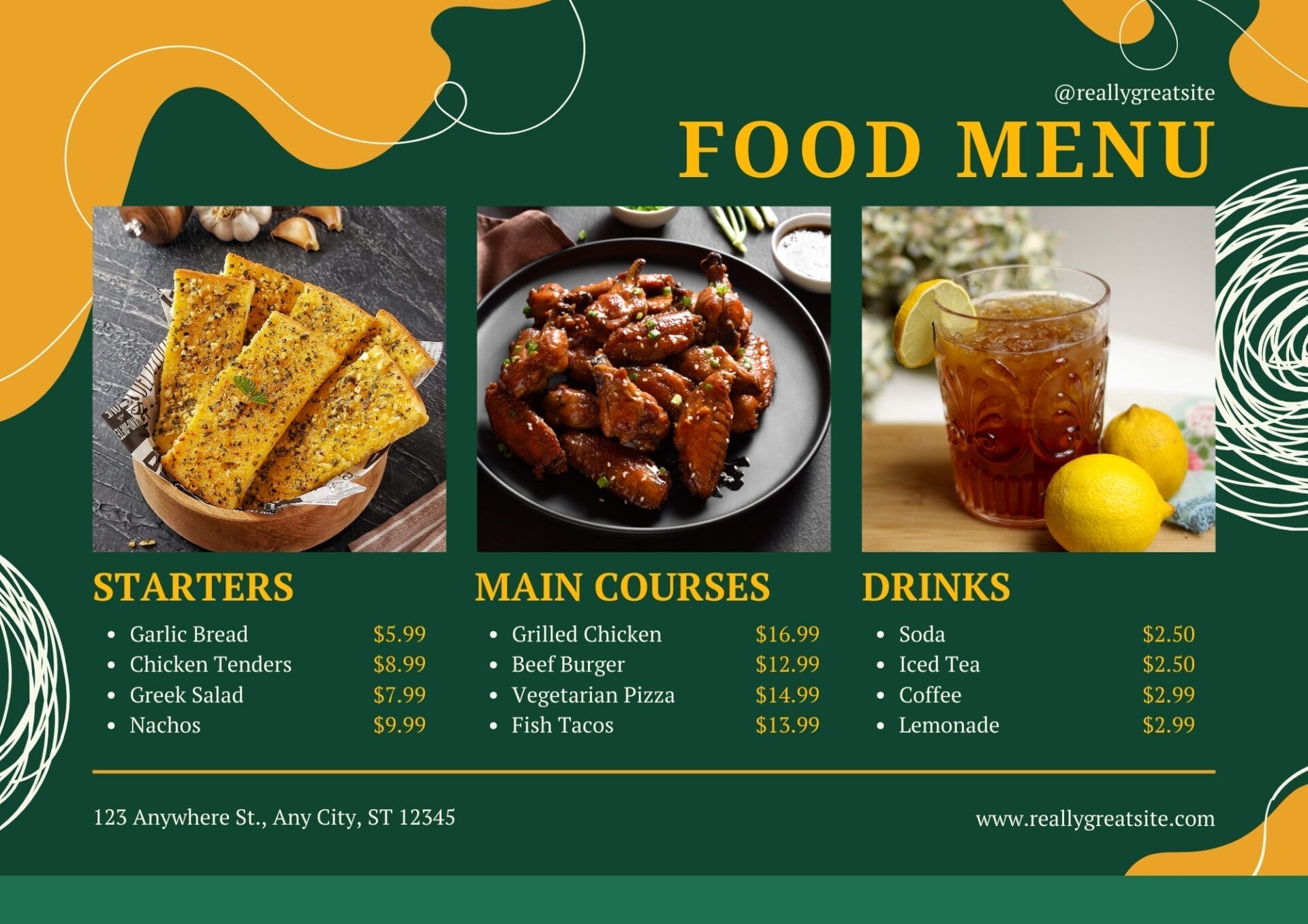 Mẫu menu đẹp, chuyên nghiệp, giúp nâng tầm thương hiệu quán.