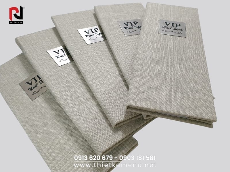 Làm menu vải – phong cách & ấn tượng
