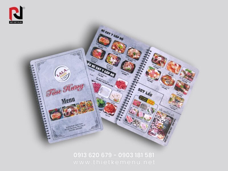 XU HƯỚNG MENU NHỰA 2025