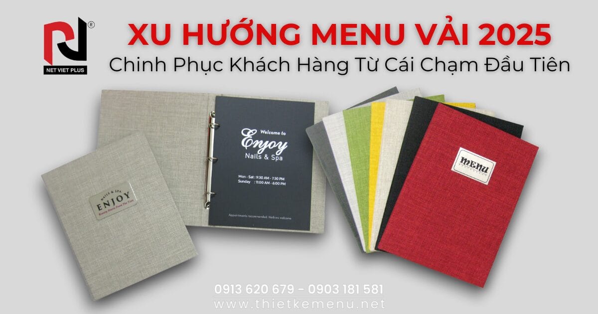 XU HƯỚNG MENU VẢI 2025
